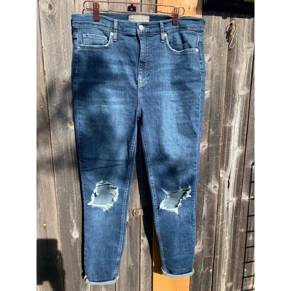 Free People Busted Skinny Jeans